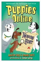 Book cover of Puppies Online: Treasure Hunt by Amanda Swift