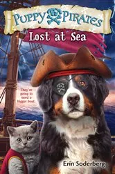 Book cover of Puppy Pirates #7: Lost at Sea by Erin Soderberg