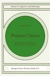 Book cover of Purpose Clauses by C. Jones