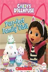 Book cover of Purr-fect Family Visit (Gabby's Dollhouse Storybook) by Pamela Bobowicz