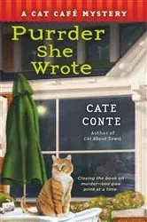 Book cover of Purrder She Wrote by Cate Conte