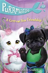 Book cover of Purrmaids #10: A Grrr-eat New Friendship by Sudipta Bardhan-Quallen