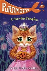 Book cover of Purrmaids #11: A Purr-fect Pumpkin by Sudipta Bardhan-Quallen