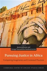 Book cover of Pursuing Justice in Africa by Jessica Johnson