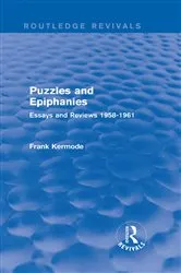 Book cover of Puzzles and Epiphanies (Routledge Revivals) by Sir Frank Kermode