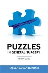 Book cover of Puzzles in General Surgery by Hassan A. Bukhari