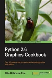 Book cover of Python 2.6 Graphics Cookbook by Mike Ohlson deFine