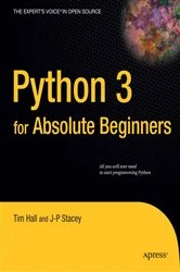 Book cover of Python 3 for Absolute Beginners by Tim Hall