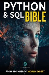 Book cover of Python and SQL Bible by Cuantum Technologies LLC