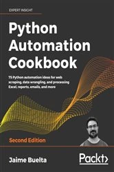Book cover of Python Automation Cookbook (2nd ed.) by Jaime Buelta