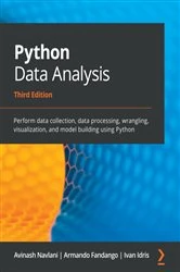 Book cover of Python Data Analysis (3rd ed.) by Avinash Navlani