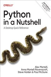Book cover of Python in a Nutshell (4th ed.) by Alex Martelli
