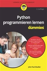 Book cover of Python programmieren lernen für Dummies (2nd ed.) by John Paul Mueller