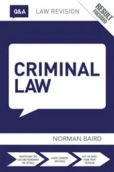 Book cover of Q&A Criminal Law (10th ed.) by Norman Baird