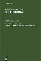 Book cover of Qinnim (Von den Vogelopfern) by Oscar Holtzmann