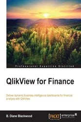 Book cover of QlikView for Finance by B. Diane Blackwood