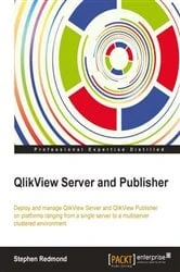 Book cover of QlikView Server and Publisher by Stephen Redmond