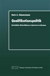 Book cover of Qualifikationspolitik by Doris A. Zimmermann