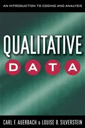 Book cover of Qualitative Data by Carl Auerbach