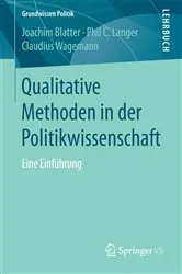 Book cover of Qualitative Methoden in der Politikwissenschaft by Joachim Blatter