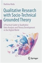 Book cover of Qualitative Research with Socio-Technical Grounded Theory by Rashina Hoda