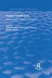 Book cover of Quality in Health Care by Manouche Tavakoli