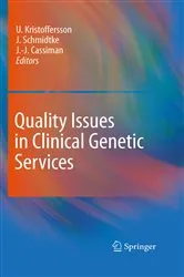 Book cover of Quality Issues in Clinical Genetic Services by Ulf Kristoffersson
