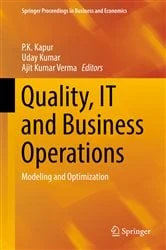 Book cover of Quality, IT and Business Operations by P.K. Kapur