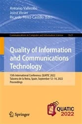 Book cover of Quality of Information and Communications Technology by Antonio Vallecillo