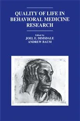 Book cover of Quality of Life in Behavioral Medicine Research by Joel E. Dimsdale