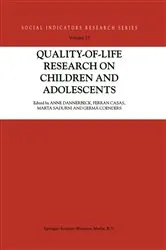 Book cover of Quality-of-Life Research on Children and Adolescents by Anne Dannerbeck