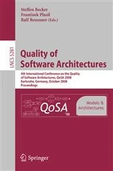 Book cover of Quality of Software Architectures Models and Architectures by Steffen Becker