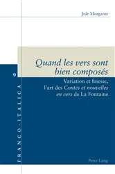 Book cover of «Quand les vers sont bien composés» by Luca Badini Confalonieri