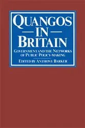 Book cover of Quangos in Britain by Anthony Barker