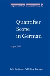 Book cover of Quantifier Scope in German by Jürgen Pafel