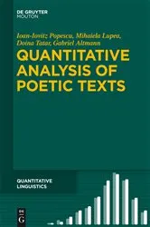 Book cover of Quantitative Analysis of Poetic Texts by Ioan-Iovitz Popescu