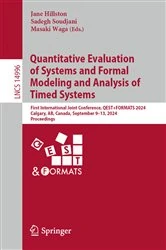 Book cover of Quantitative Evaluation of Systems and Formal Modeling and Analysis of Timed Systems by Jane Hillston