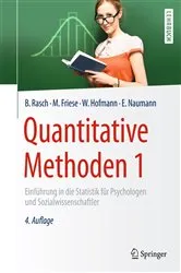 Book cover of Quantitative Methoden 1 (4th ed.) by Björn Rasch