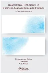 Book cover of Quantitative Techniques in Business, Management and Finance by Unknown