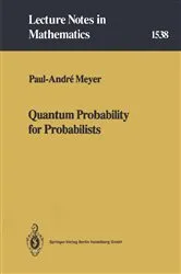 Book cover of Quantum Probability for Probabilists by Unknown