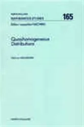 Book cover of Quasihomogeneous Distributions by Unknown
