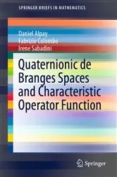 Book cover of Quaternionic de Branges Spaces and Characteristic Operator Function by Daniel Alpay