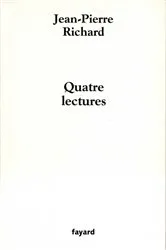 Book cover of Quatre lectures by Jean-Pierre Richard