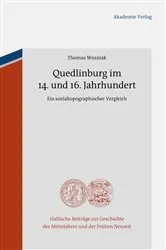 Book cover of Quedlinburg im 14. und 16. Jahrhundert by Thomas Wozniak