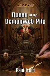Book cover of Queen of the Demonweb Pits by Paul Kidd