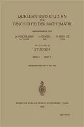 Book cover of Quellen und Studien zur Geschichte der Mathematik by Unknown