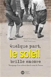 Book cover of Quelque part, le soleil brille encore, témoignage d'une enfance dans le camp de Terezin by Michael Gruenbaum