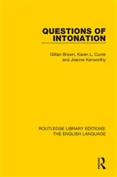 Book cover of Questions of Intonation by Gillian Brown