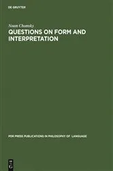 Book cover of Questions on Form and Interpretation by Noam Chomsky