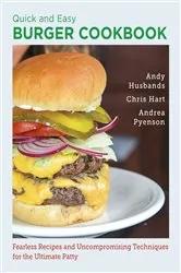 Book cover of Quick and Easy Burger Cookbook by Andy Husbands